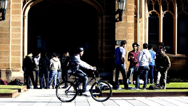 "I want the best students, not only those who can afford to pay": University of Sydney vice-chancellor, Dr Michael Spence.
