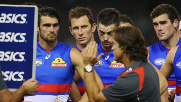 Watch this space: Luke Beveridge and the Bulldogs are stepping into the unknown in 2017 as defending champions.