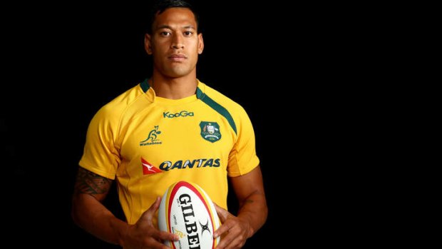 New Wallaby: Israel Folau will make his Wallaby debut against the Lions on Saturday.