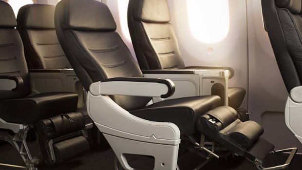 The new premium economy class that will feature on Air New Zealand's 787-9 Dreamliners.
