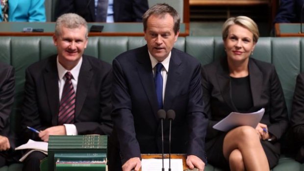 Labor leader pays tribute to Mr Whitlam in Parliament.