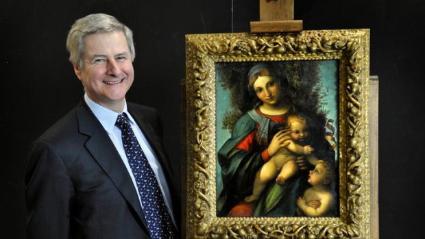 Businessman and National Gallery of Victoria trustee Andrew Sisson put up $5.2million for the Correggio painting on the day the sale of his company came through.