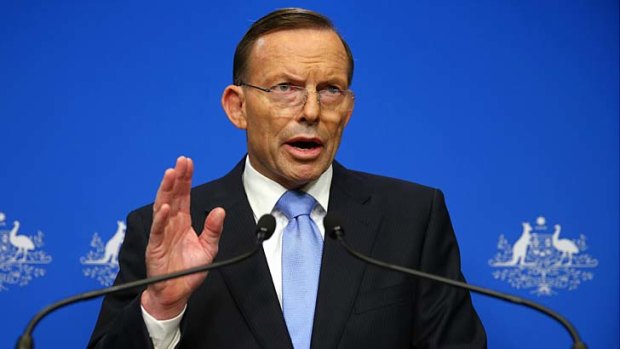 Prime Minister Tony Abbott explains plans to secure the crash site of Malaysia Airlines Flight MH17.