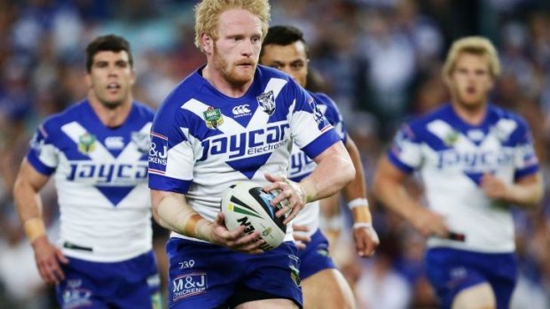 Leading the pack: James Graham was all over the field on Saturday night.