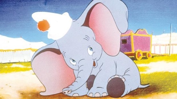 Dumbo the flying elephant from Disney's 1941 animation <i>Dumbo</i>, which is set to get the live-action remake treatment.