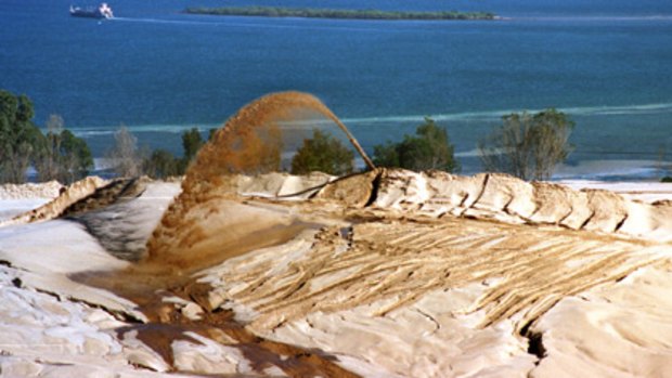 Sand mining on Stradbroke has become a key election issue in the marginal seat of Bowman.
