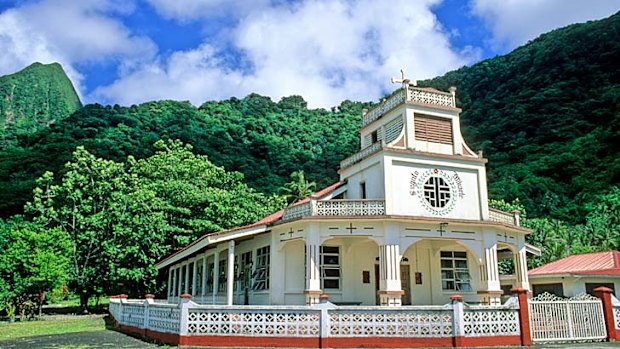 An American Samoan church.