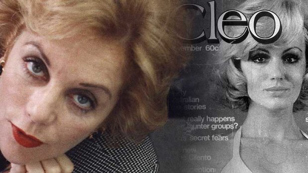Ita Buttrose and an early edition of Cleo.