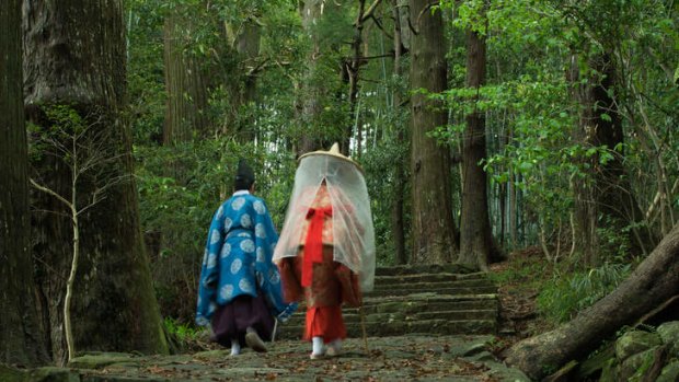 An ancient pilgrimage trail, Japan.