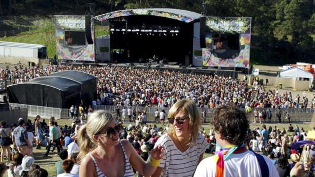 A brilliant Queensland day for Splendour in the Grass at Woodford.