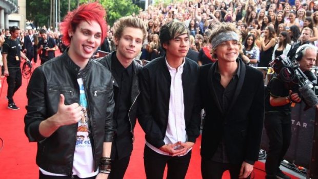 Missed out on a Grammy nomination: 5 Seconds of Summer are, from left, Michael Clifford, Luke Hemmings, Calum Hood and Ashton Irwin.