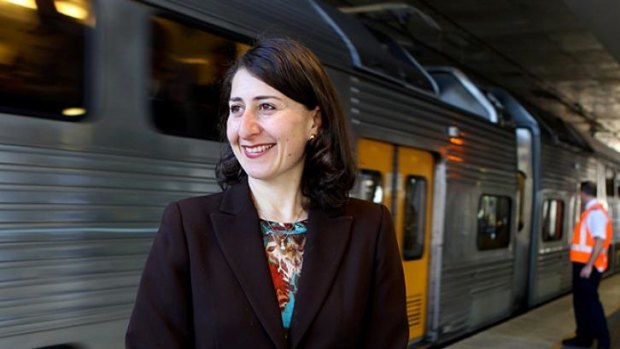 Progress: Gladys Berejiklian said mobile phone coverage  in Sydney tunnels should have been provided much sooner.