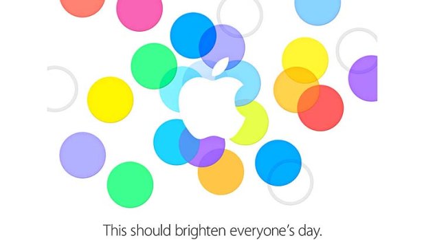 Apple's simplistic invitation to the September 10 event.