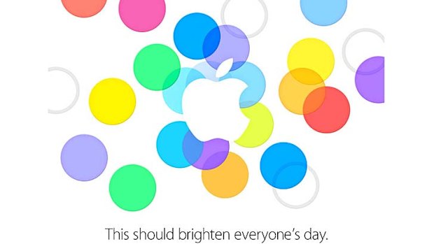 Apple's simplistic invitation to the September 10 event.