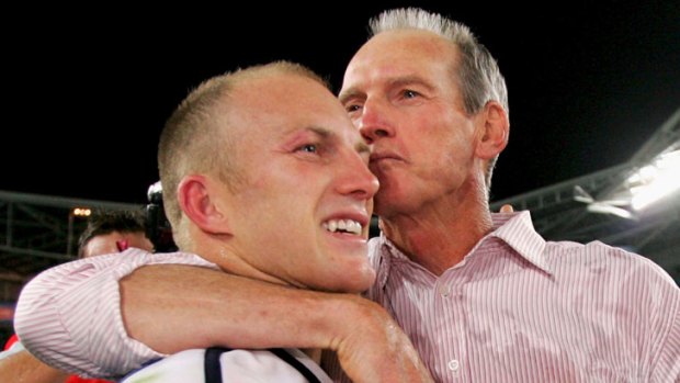 "You don't get to be the player he is, or have the game he has ... without being a person of character" ... Wayne Bennett on Darren Lockyer.