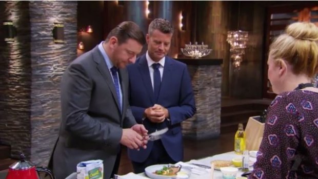 Pete and Manu taste test the final eight teams' dishes on MKR quarter final.
