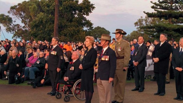 It is thought the fires were deliberately lit not far from the dawn service at King's Park war memorial