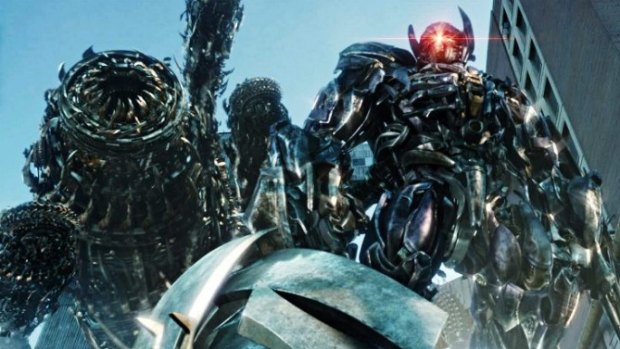 Let's wreck something: Two Decepticons wonder what to destroy next in Michael Bay's exhilarating, surprisingly coherent action hamburger Transformers: Dark of the Moon.