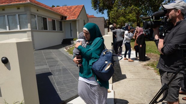 Distressed parents rushed to the school.