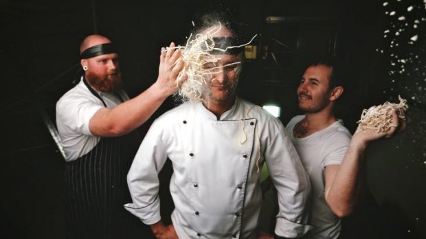 Chef Ryan Larsen and co-owners Daniel Sterpini Andrew Bennett