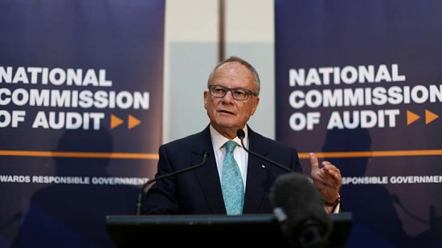 Mixed bag: National Commission of Audit chair Tony Shepherd.