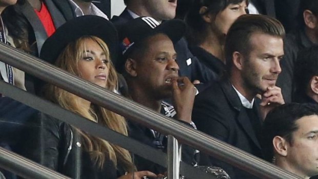 Beyonce, Jay-Z and England great David Beckham oversaw the dramatic PSG win.