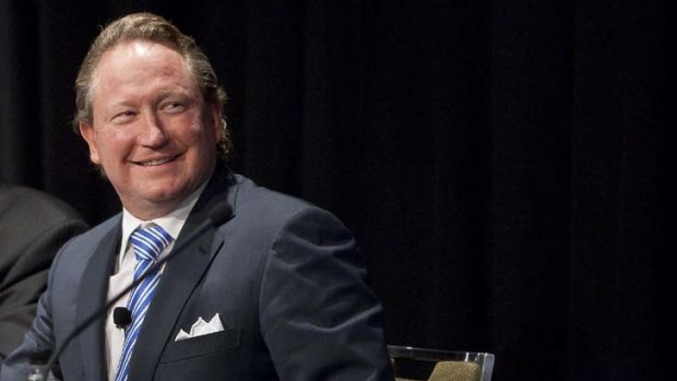 Easy come, easy go &#8230; Andrew Forrest has slipped a notch on the rich list.