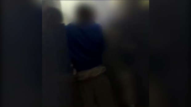 The child inmate was filmed urinating by the former Don Dale guard.