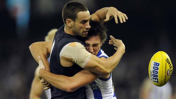 North Melbourne has won seven of its past eight matches with Carlton.