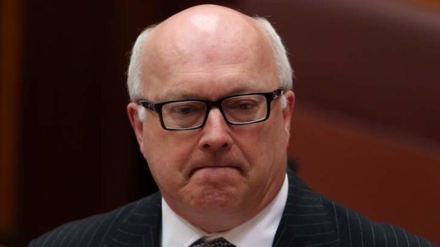 George Brandis: Says exposure draft a collective cabinet decision.