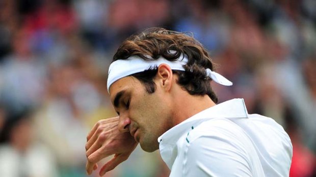 Questions arising ... Roger Federer has never before been defeated at a major after having been two sets up.