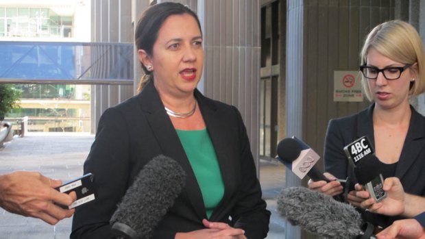 Opposition Leader Annastacia Palaszczuk said there must be fresh cause for Mr Driscoll's suspension that Mr Newman was not sharing.