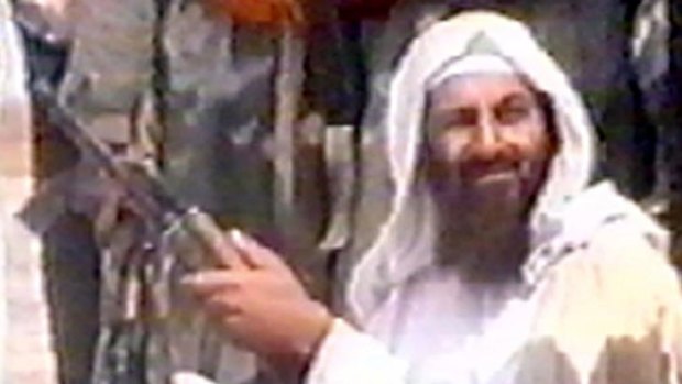 Osama bin Laden in a shot taken from television footage in 2001.