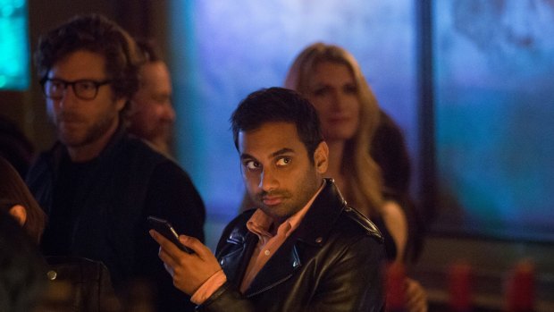 Actor Aziz Ansari, in a still from his series Master of None. 