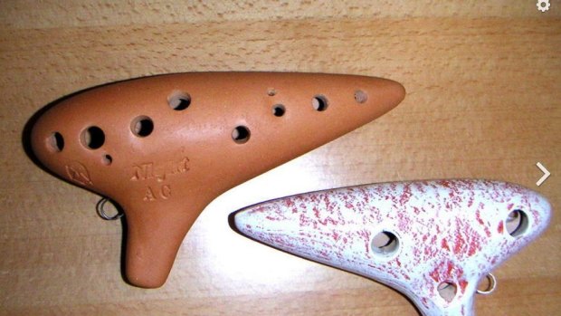 A clay ocarina - like those pictured - was blown by Troggs singer Reg Presley in 1966 to get the sound in the middle of rock classic Wild Thing.