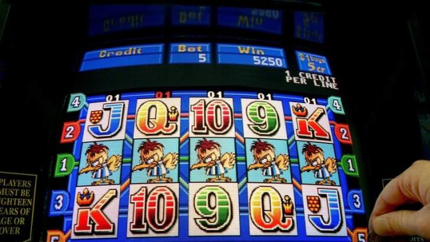 Hit the jackpot ... GetUp activists want Woolworths' pokies machines to be limited to $1 bets.