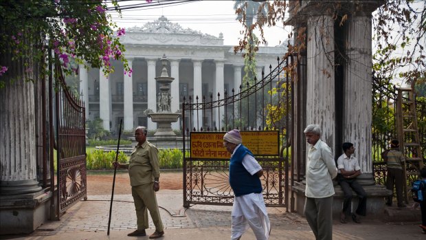 The palatial 19th-century Marble Palace mansion in North Kolkata.