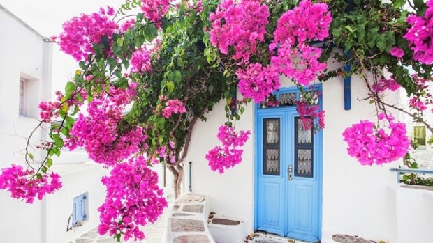 Traditional Greek house in Paros.