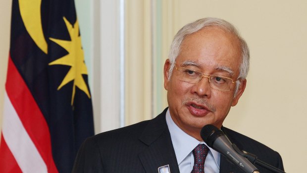 Embattled: Malaysian Prime Minister Najib Razak.