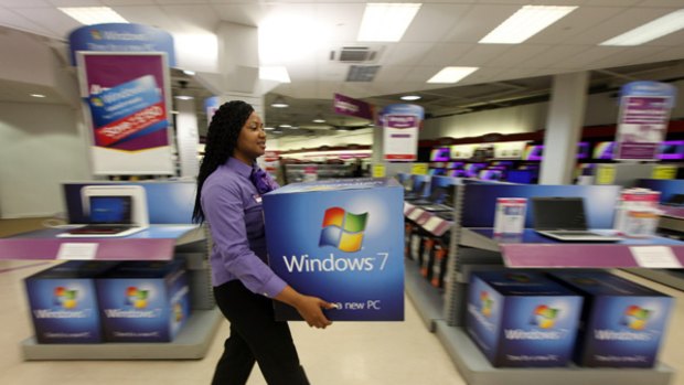 Windows 7 won't fly off the shelves until 2012, analysts say.