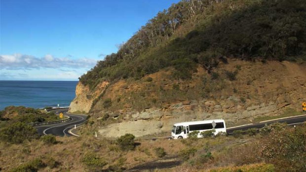 The Great Ocean Road has many dangerous corners and many accidents.