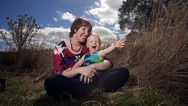 Breast is best ... Natalie Scobie fed her son Max, now 16 months, with donated milk.