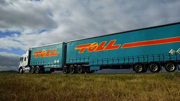 Toll Holdings may sell its struggling Footwork Express company.