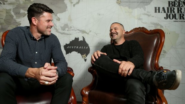 Movember co-founders Adam Garone (left) his brother Travis Garone.