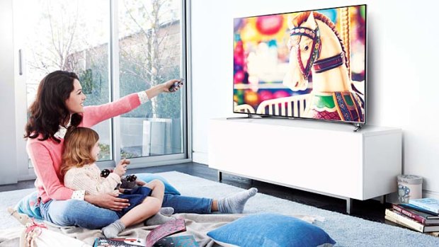Like clockwork: Samsung's new smart TV  is one of several slick 2013 releases.