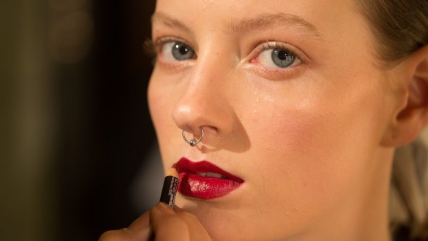 Getting a bold lip right requires precision, good products and time.