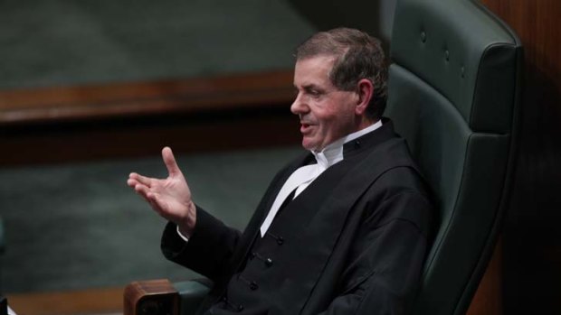Peter Slipper in parliament earlier this year.