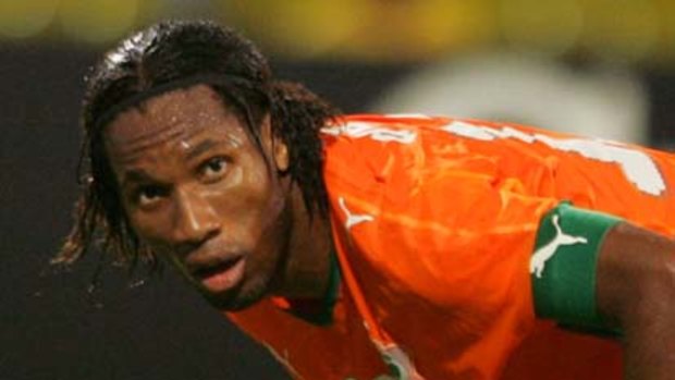 Didier Drogba ... Ivory Coast's star player.