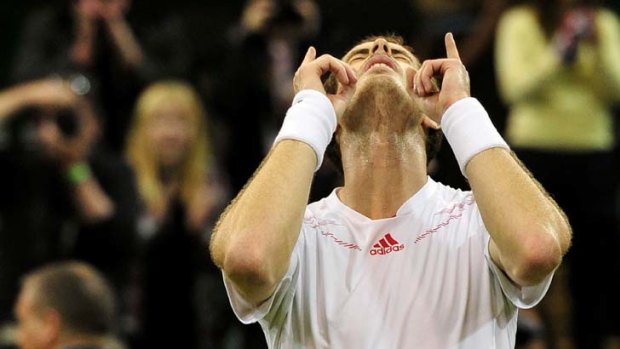 On a roll ... Andy Murray is making a beeline for the latter stages.