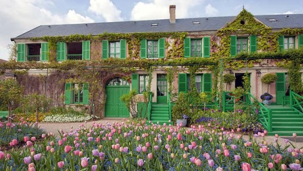 Inspiring surroundings: Monet's house and garden.